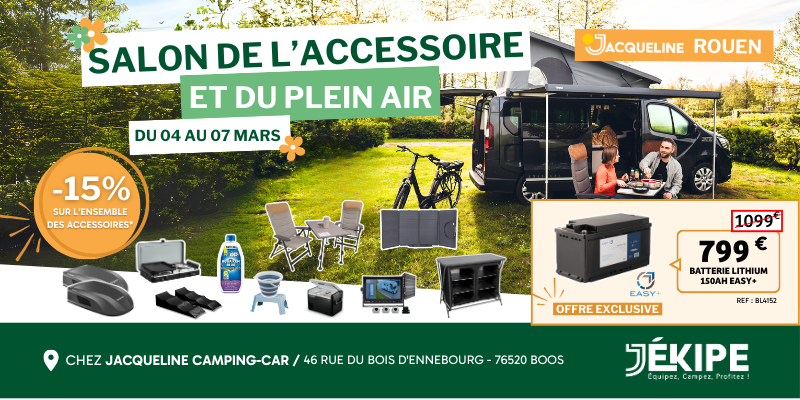 Salon de l'Accessoire et plein air à Rouen du 4 au 7 mars 2026