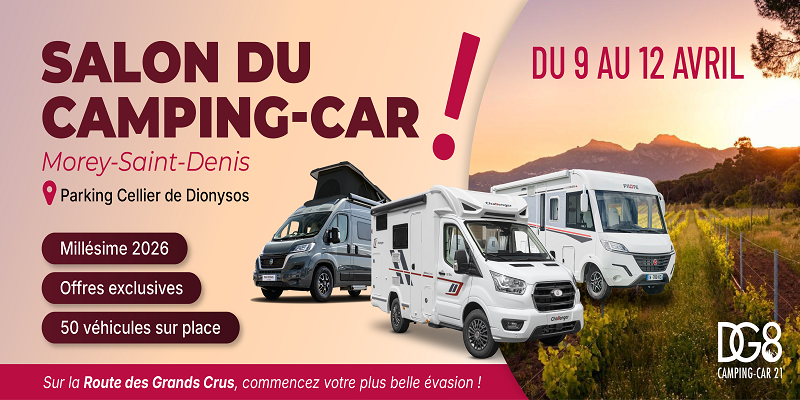 Salon du Camping-car de Morey-Saint-Denis du Jeudi 9 au dimanche 12 avril 2026