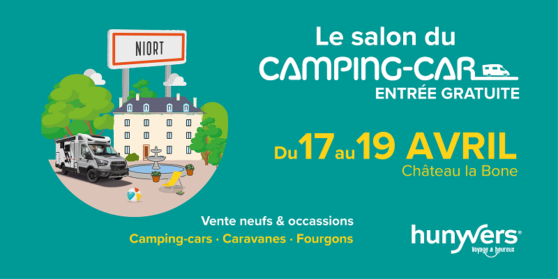 Salon du camping-car de Niort du 17 au 19 avril 2026 - Hunyvers