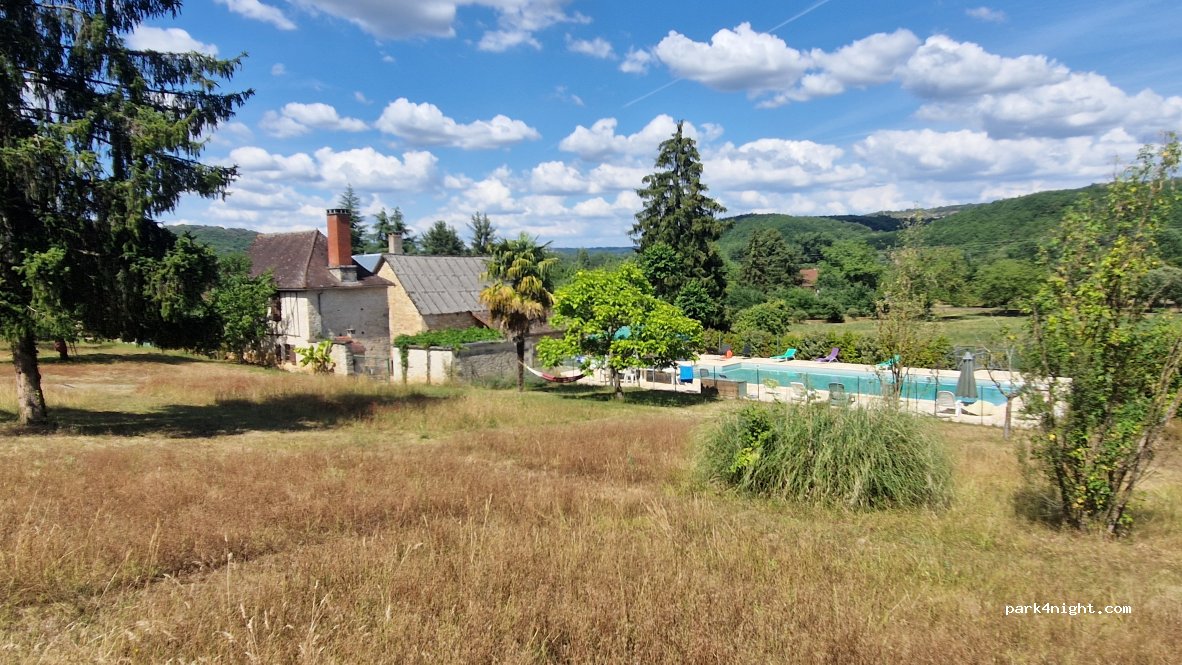 Aire de camping-car en Dordogne
