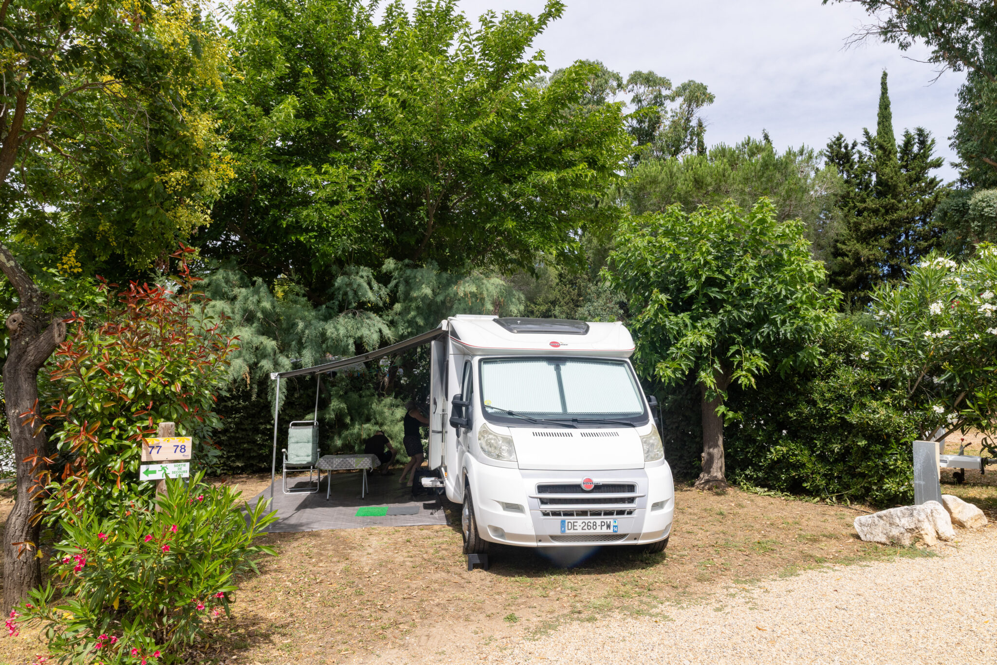 Stationnement camping-car en Camargue