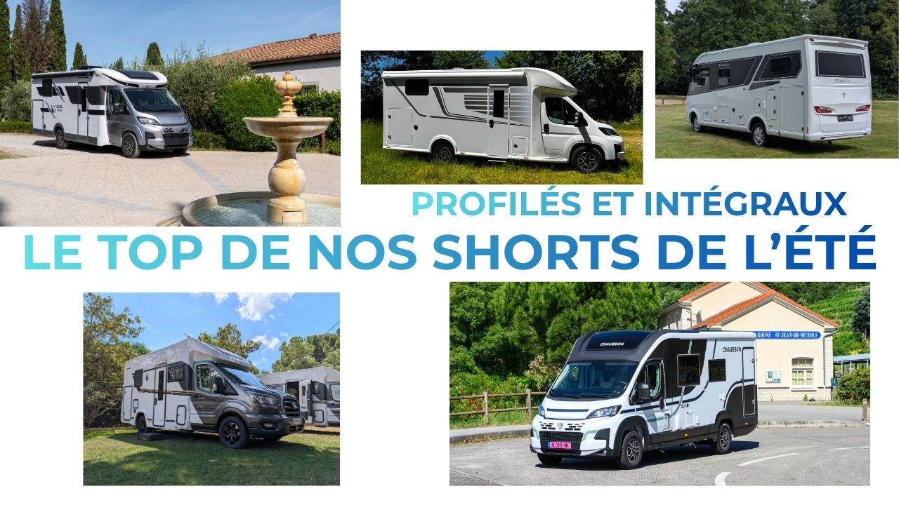 Camping-cars, top des shorts