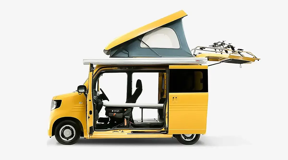 Compact Japanese Campervan Sleeps Four