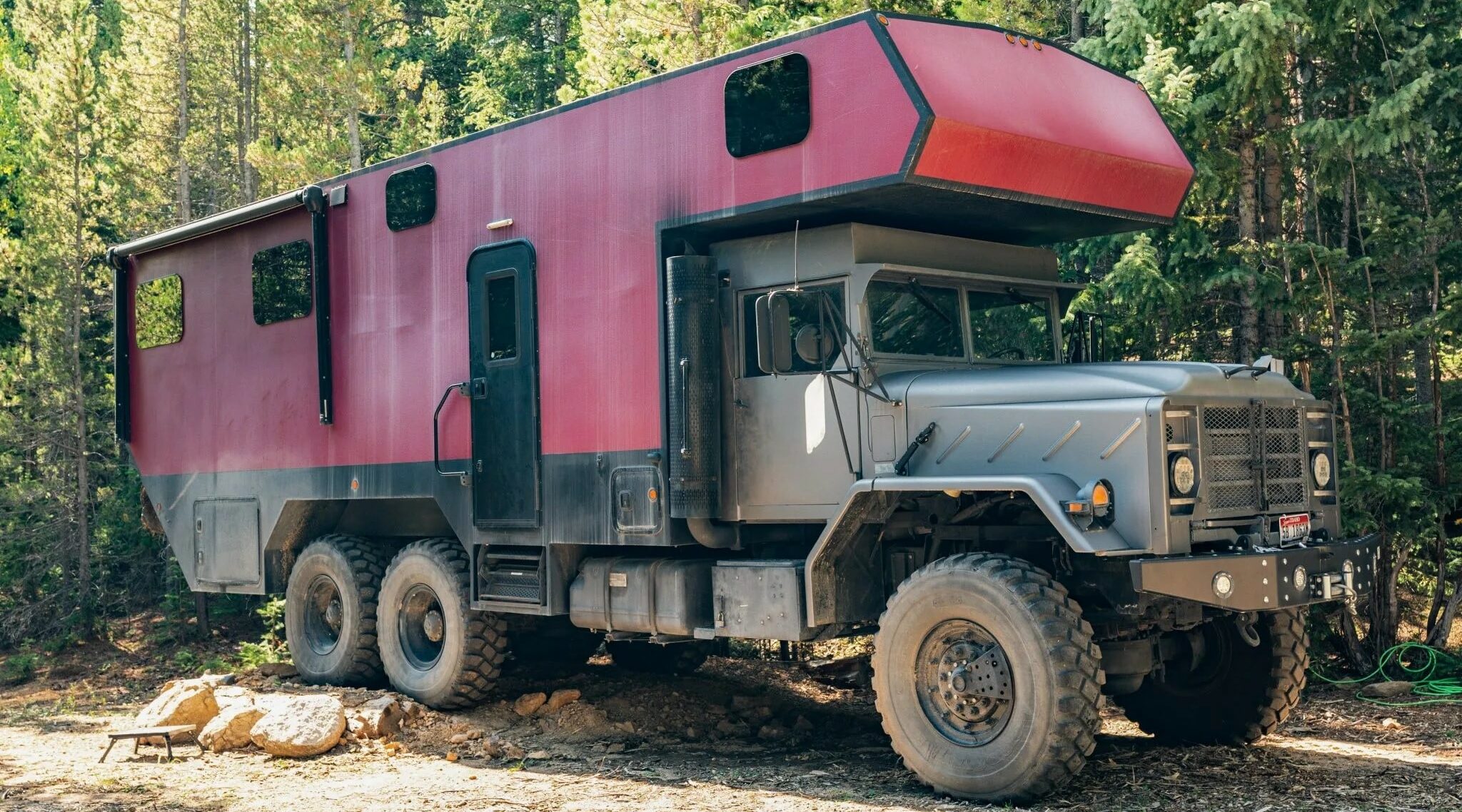 1990 US Military Truck Transformed for Expedition Trave